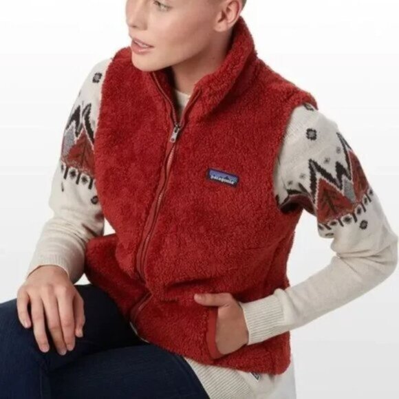 Patagonia Los Gatos Fleece Reversible Vest Full Zip Women's size XS Outdoor - Picture 2 of 16